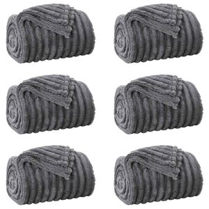 vidaXL Takar&oacute;k 6 db S&ouml;t&eacute;tsz&uuml;rke 200 x 150 cm 4.75 kg Gyapj&uacute;