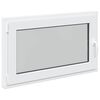 vidaXL D&ouml;nthető &eacute;s forgathat&oacute; pinceablak RISOR 100 x 60 cm PVC &eacute;s &Uuml;veg