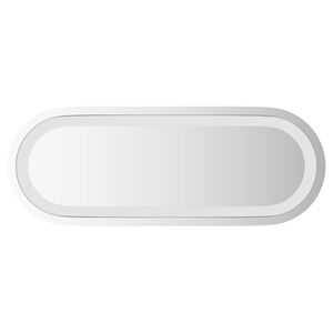 vidaXL LED F&uuml;rdőszoba T&uuml;k&ouml;r t&uuml;k&ouml;rrel &Aacute;tl&aacute;tsz&oacute; 40 x 15 cm edzett &uuml;veg