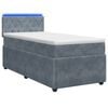 vidaXL Boxspring &aacute;gy matraccal S&ouml;t&eacute;tsz&uuml;rke 90 x 190 cm B&aacute;rsony