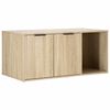 vidaXL Macska ketrec b&uacute;tor Sonoma T&ouml;lgy 100 x 49 x 45 cm Szerelt Fa