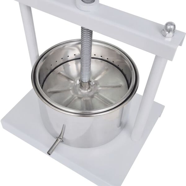 vidaXL Gy&uuml;m&ouml;lcs &eacute;s Szőlő Pr&eacute;s 3,38 L