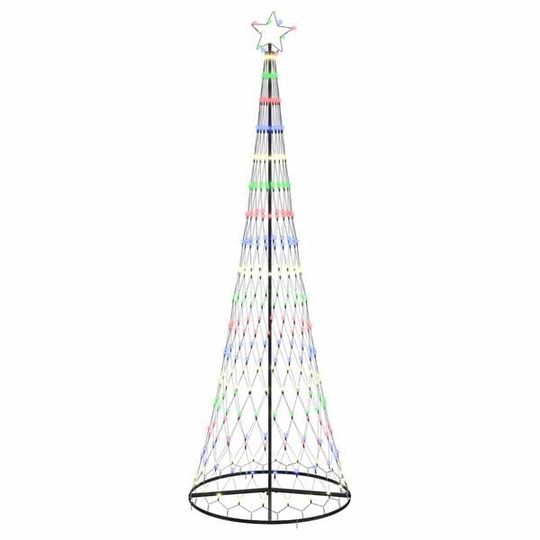 vidaXL LED Kar&aacute;csonyi Fenyő 355 LED-del Soksz&iacute;nű 184,5 cm F&eacute;m