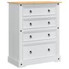 vidaXL T&aacute;rol&oacute;dobozok Corona Feh&eacute;r 92 x 48 x 114 cm T&ouml;m&ouml;r fenyőfa