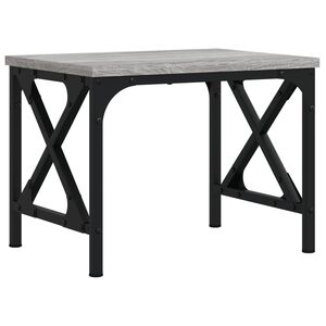 vidaXL sz&uuml;rke sonoma sz&iacute;nű szerelt fa nyomtat&oacute;&aacute;llv&aacute;ny 40 x 30 x 31 cm
