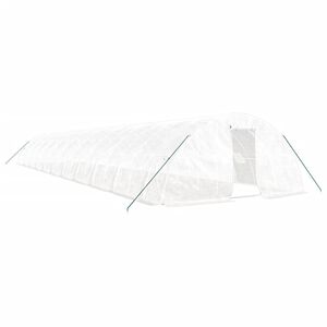 vidaXL feh&eacute;r ac&eacute;lv&aacute;zas melegh&aacute;z 110 m&sup2; 22 x 5 x 2,3 m