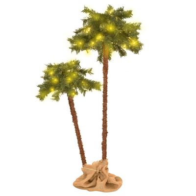 vidaXL karácsonyfa LED-ekkel 105 cm és 180 cm