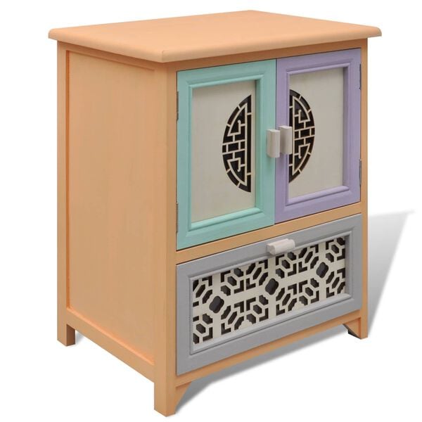 vidaXL Oldals&oacute; szekr&eacute;ny Soksz&iacute;nű 46 x 34 x 55.5 cm Cs&aacute;sz&aacute;rfa