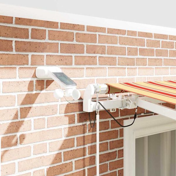 vidaXL Beh&uacute;zhat&oacute; napellenző S&aacute;rga &eacute;s narancs 300 x 250 cm