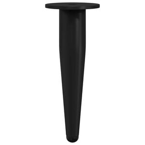 vidaXL B&uacute;tor l&aacute;bak 2 db Fekete &Oslash; 40 x 98 mm Vas