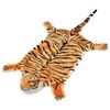vidaXL barna pl&uuml;ss tigris szőnyeg 144 cm