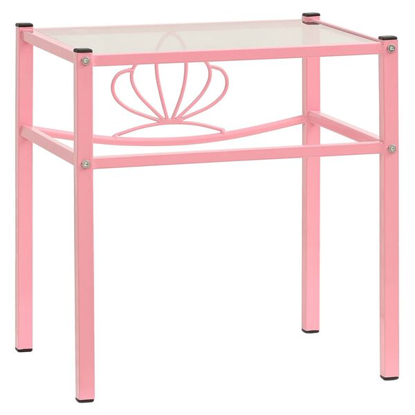 vidaXL 2 db r&oacute;zsasz&iacute;n &eacute;s &aacute;tl&aacute;tsz&oacute; f&eacute;m &eacute;s &uuml;veg &eacute;jjeliszekr&eacute;ny