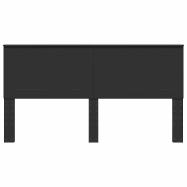 vidaXL Fejt&aacute;mla Fekete t&ouml;lgy 200 cm Faanyag