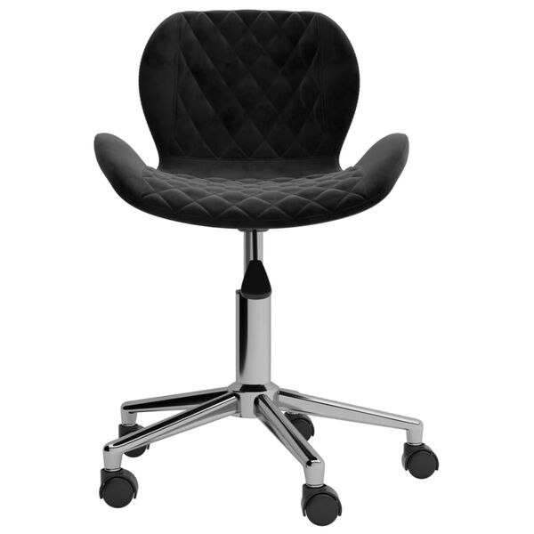 vidaXL 4 db fekete b&aacute;rsony forg&oacute; &eacute;tkezősz&eacute;k