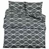 vidaXL s&ouml;t&eacute;tsz&uuml;rke &eacute;s feh&eacute;r pamut paplanhuzat-szett 140 x 200 cm