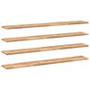 vidaXL 4 db olajbevonat&uacute; t&ouml;m&ouml;r ak&aacute;cfa f&uuml;ggőpolc 120 x 20 x 2 cm