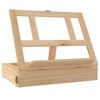 vidaXL t&ouml;m&ouml;r fenyőfa asztali festő&aacute;llv&aacute;ny fi&oacute;kkal 33,5 x 25,5 x 7 cm