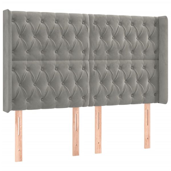 vidaXL vil&aacute;gossz&uuml;rke b&aacute;rsony LED-es fejt&aacute;mla 163x16x118/128 cm