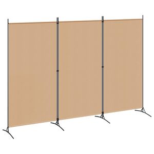 vidaXL 3-panelos v&aacute;laszfal B&eacute;zs 260 x 180 cm Sz&ouml;vet