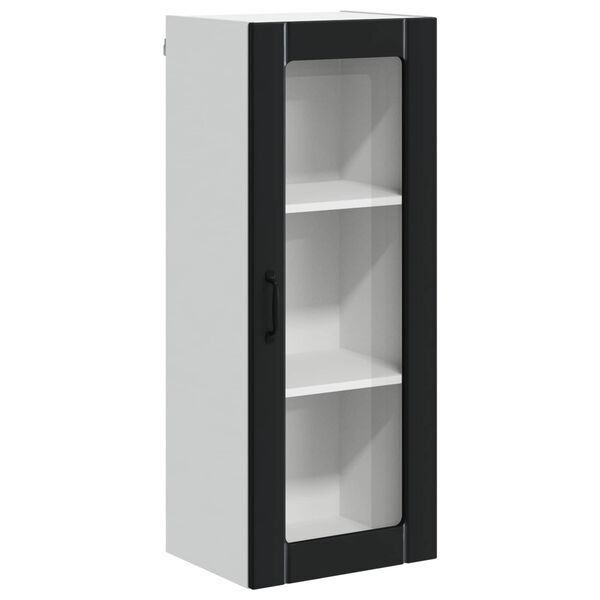 vidaXL Konyhaszekr&eacute;ny Fekete 40 x 31 x 100 cm Faanyag