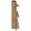vidaXL Fali polc k&eacute;szlet 6 pcs Artisan t&ouml;lgy 100 x 25 x 30 cm Faanyag