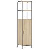 vidaXL Magasfi&uacute; Sonoma T&ouml;lgy 40 x 33 x 161 cm Szerelt Fa