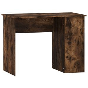vidaXL f&uuml;st&ouml;s t&ouml;lgy sz&iacute;nű szerelt fa &iacute;r&oacute;asztal 100 x 55 x 75 cm