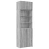 vidaXL sz&uuml;rke sonoma sz&iacute;nű szerelt fa t&aacute;rol&oacute;szekr&eacute;ny 70x42,5x225 cm
