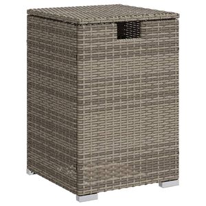 vidaXL sz&uuml;rke polyrattan prop&aacute;ntart&aacute;ly bor&iacute;t&oacute; asztal 40 x 40 x 60 cm