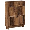 vidaXL Cipőszekr&eacute;ny EDE 78 x 24 x 103 cm Szerelt Fa Antik Fa