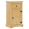 vidaXL Corona t&ouml;m&ouml;r fenyőfa f&uuml;rdőszobaszekr&eacute;ny 45 x 33 x 80 cm