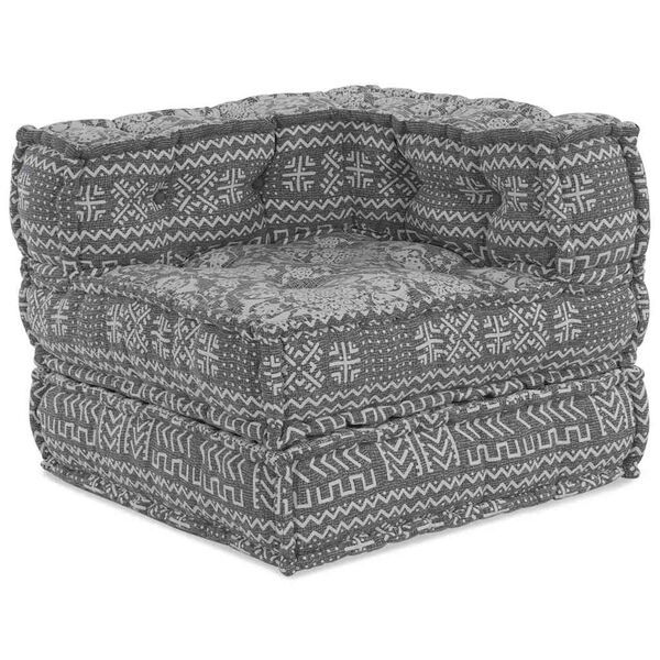 vidaXL Modul&aacute;ris Sarok Kanap&eacute; Vil&aacute;gossz&uuml;rke 70 x 70 x 56 cm sz&ouml;vet