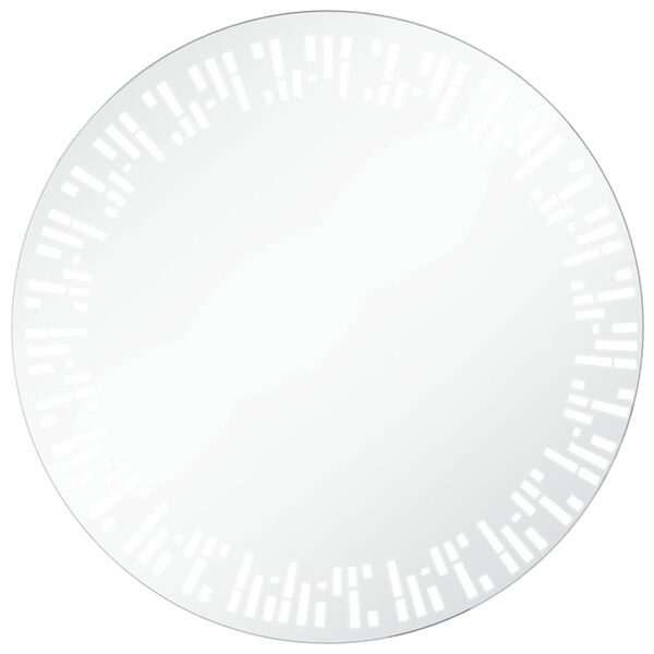 vidaXL LED-es f&uuml;rdőszobat&uuml;k&ouml;r 80 cm