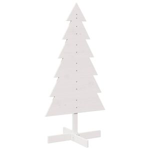 vidaXL feh&eacute;r t&ouml;m&ouml;r fenyőfa kar&aacute;csonyfa-dekor&aacute;ci&oacute; 120 cm