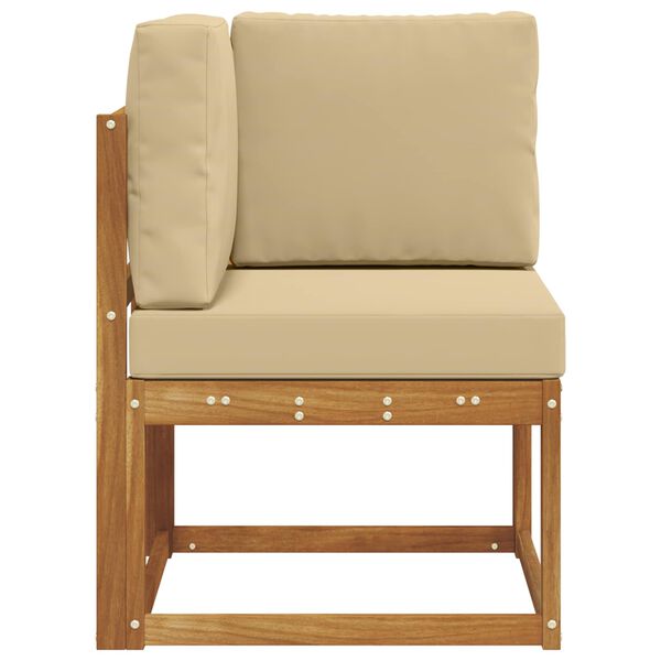 vidaXL K&uuml;lt&eacute;ri Sarokkanap&eacute; T&ouml;m&ouml;r Ak&aacute;cfa