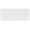 vidaXL Csipk&eacute;s F&uuml;gg&ouml;ny f&uuml;gg&ouml;ny&ouml;kkel Feh&eacute;r 160 x 600 cm Poli&eacute;szter