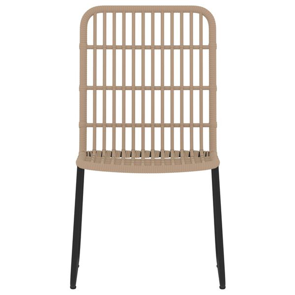 vidaXL 7 r&eacute;szes t&ouml;lgy sz&iacute;nű kerti &eacute;tkezőgarnit&uacute;ra