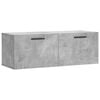 vidaXL betonsz&uuml;rke szerelt fa faliszekr&eacute;ny 100 x 36,5 x 35 cm