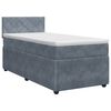 vidaXL Boxspring &aacute;gy matraccal S&ouml;t&eacute;tsz&uuml;rke 90 x 190 cm B&aacute;rsony