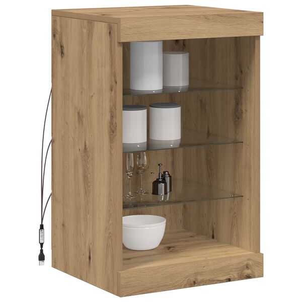 vidaXL LED t&aacute;lal&oacute; Artisan t&ouml;lgy 41 x 37 x 67 cm Faanyag