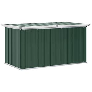 vidaXL z&ouml;ld kerti t&aacute;rol&oacute;l&aacute;da 129 x 67 x 65 cm