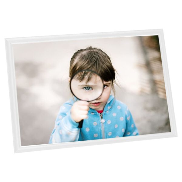 vidaXL 3 db feh&eacute;r MDF asztali f&eacute;nyk&eacute;pkeret 13 x 18 cm