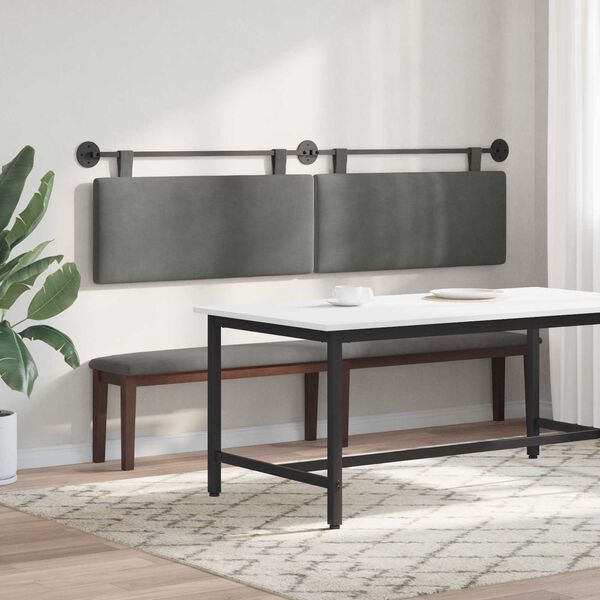 vidaXL Fali Fejt&aacute;mla S&ouml;t&eacute;tsz&uuml;rke 210 x 55 x 5 cm B&aacute;rsonyos sz&ouml;vet