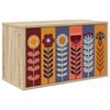 vidaXL Fals&iacute;that&oacute; TV Szekr&eacute;ny ESSEN 69 x 33 x 40 cm Sonoma T&ouml;lgy