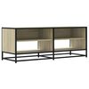 vidaXL sonoma t&ouml;lgy sz&iacute;nű szerelt fa &eacute;s f&eacute;m TV-szekr&eacute;ny 120,5x40x46 cm