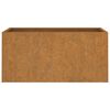 vidaXL corten acél növénytartó 62x30x29 cm