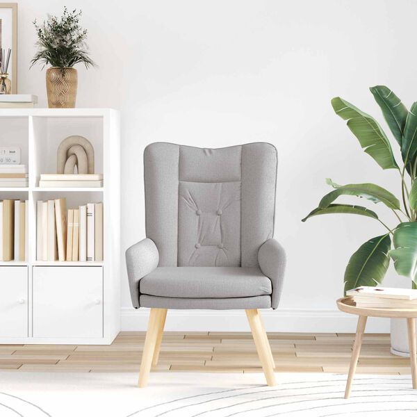 vidaXL karosszék Felhőszürke 63 x 67 x 94 cm Sherpa szövet