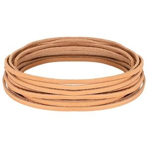 vidaXL Bőr heveder 1 Vil&aacute;gos Barna 200 x 0,3 cm Bőr