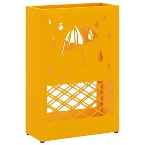 vidaXL Esőernyő &aacute;llv&aacute;ny Must&aacute;rs&aacute;rga 28 x 12 x 41 cm Ac&eacute;l