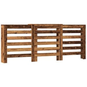 vidaXL antik fa sz&iacute;nű szerelt fa radi&aacute;torburkolat 205 x 21, 5x 83,5 cm